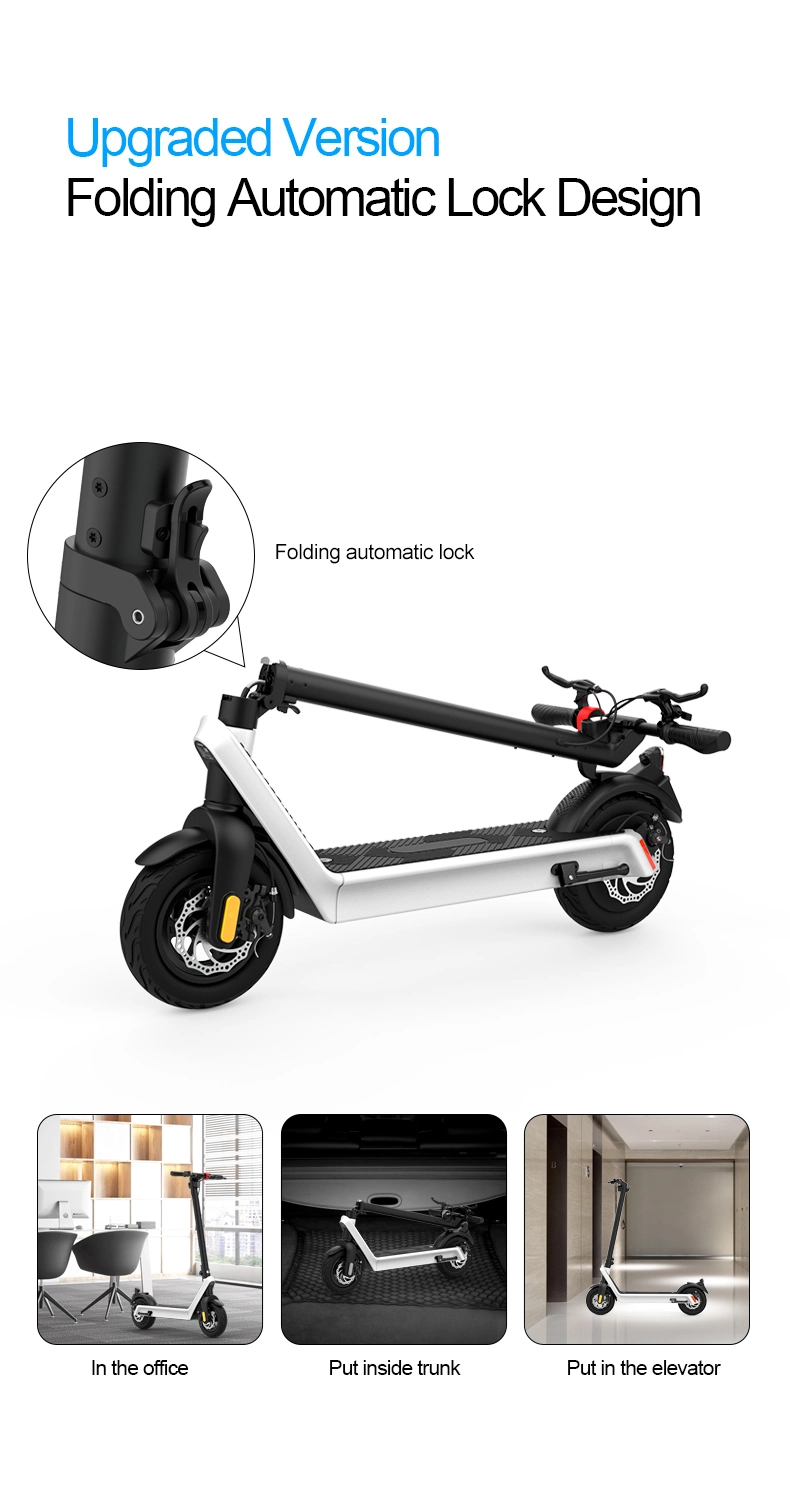 Original Kick Scooters 12 Ah 10ah Battery Removable 8.5 Inch 10 Inch 700W Motor 45km Range Hx X7 X8 Foldable Electric Scooter